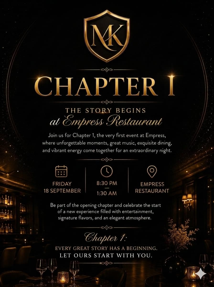 ✨ Chapter I at Empress Restaurant ✨